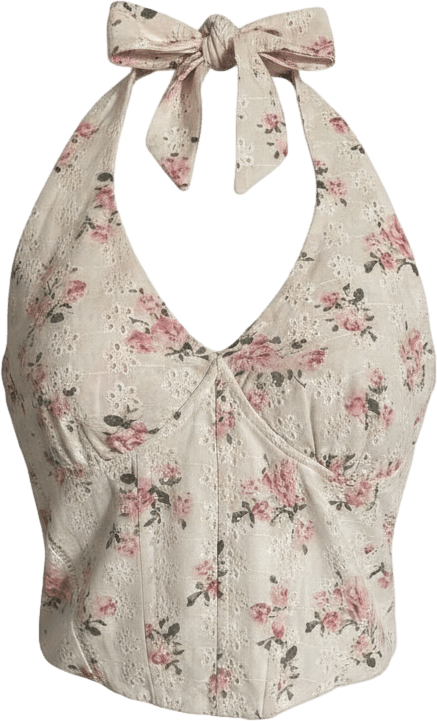 Floral Halter Top