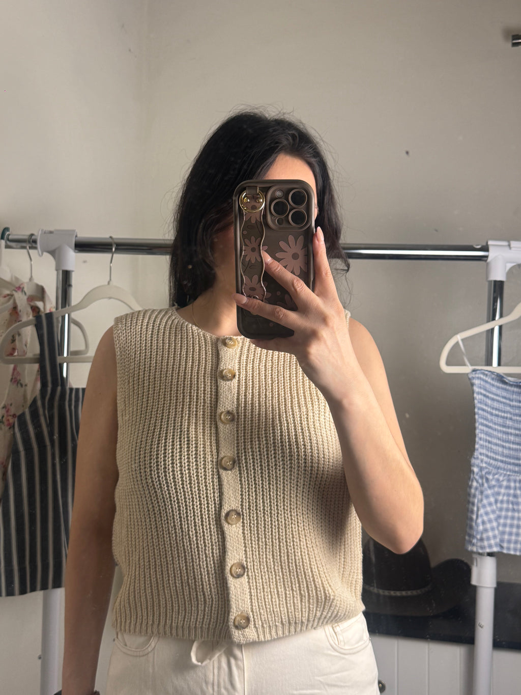 Knit Button Down