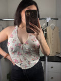 Floral Halter Top