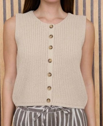 Knit Button Down