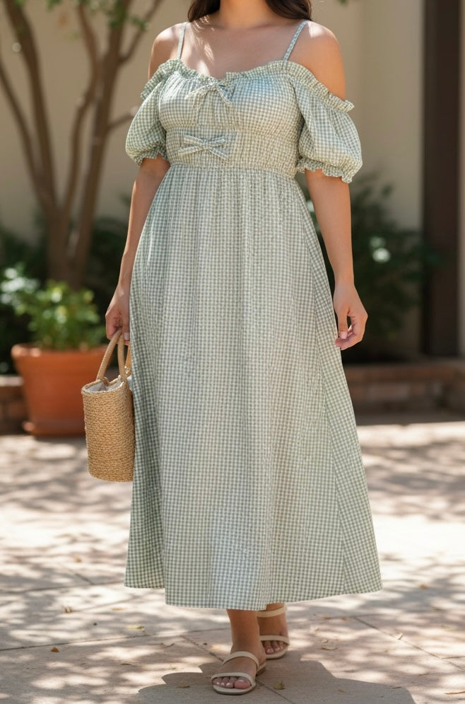 Sage Green Summer Dress